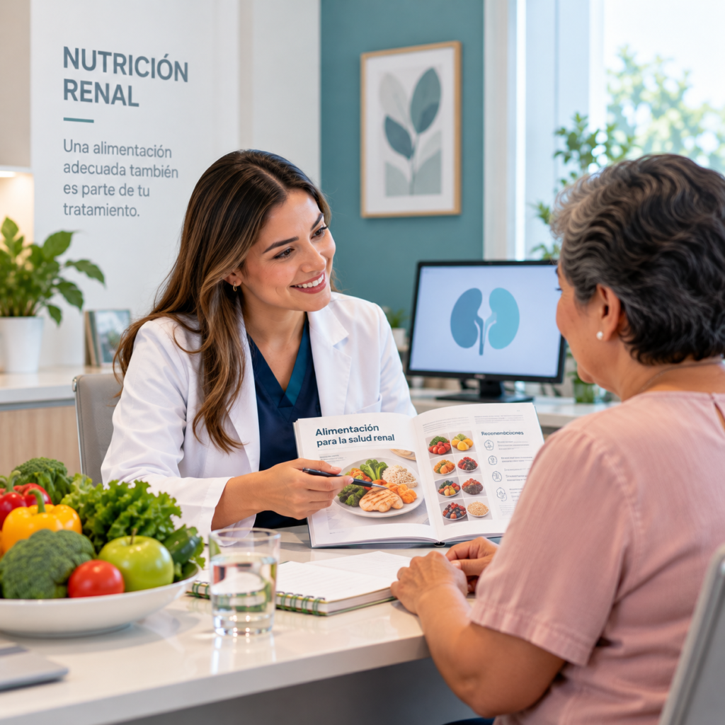 Nutrición para una Hemodiálisis y Atención renal saludable
